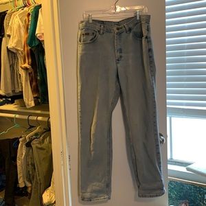 Vintage rider’s high waisted mom jeans